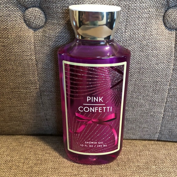 Nwt Bath Body Works Pink Confetti Shower Gel Nwt